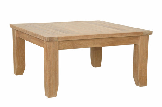 Anderson Teak Outdoor Coffee Table Anderson Teak Luxe Square Coffee Table