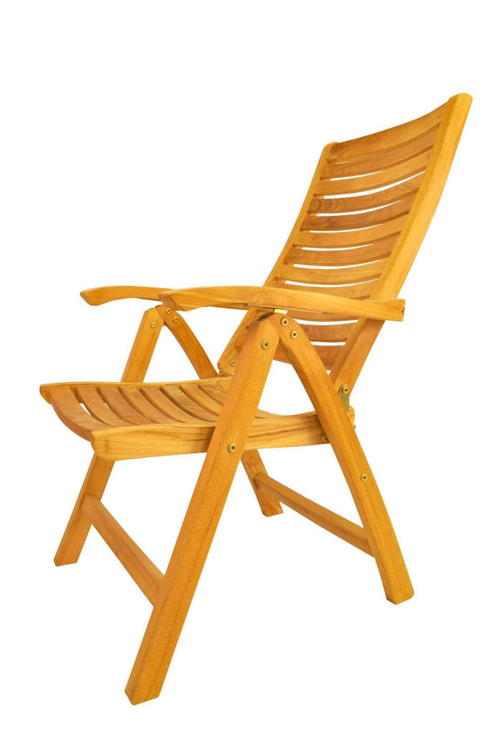 Anderson Teak Outdoor Dining Chairs Anderson Teak Carina 5-Position Highback Recliner