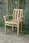 Anderson Teak Outdoor Folding Chairs Anderson Teak Classic Stackable Armchair (Fully Built & 4 pcs in a box)