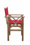 Anderson Teak Outdoor Folding Chairs JockeyRed Anderson Teak Director Folding Armchair w/ Canvas ( sold as a pair)