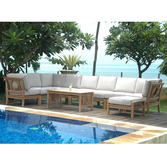 Anderson Teak Outdoor Modular Anderson Teak Natsepa 10-Pieces Modular Set