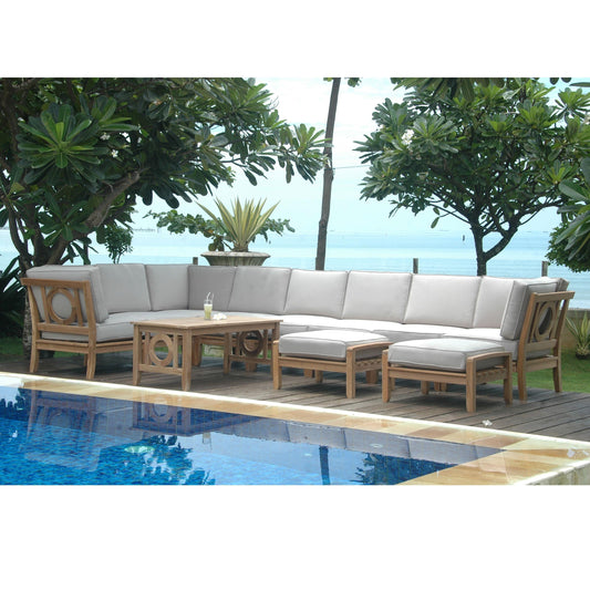 Anderson Teak Outdoor Modular Anderson Teak Natsepa 10-Pieces Modular Set