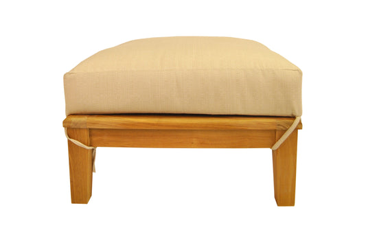 Anderson Teak Outdoor Ottoman Anderson Teak Brianna Ottoman + Cushion
