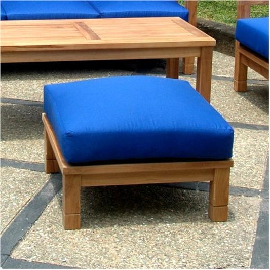 Anderson Teak Outdoor Ottoman Anderson Teak SouthBay Deep Seating Ottoman