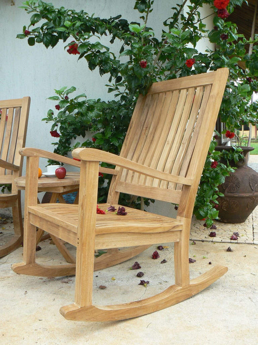 Anderson Teak Outdoor Rocking Chairs Anderson Teak Del-Amo Rocking Armchair