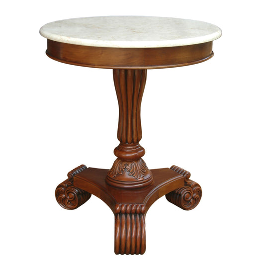 Anderson Teak Outdoor Side Table Anderson Teak Bella Side Table w/ Marble Top