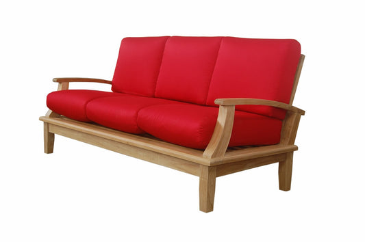 Anderson Teak Outdoor Sofa Anderson Teak Brianna Deep Seating Sofa + Cushion