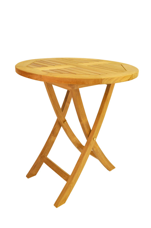 Anderson Teak Outdoor Table Anderson Teak Bahama 27" Round Bistro Folding Table