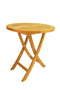 Anderson Teak Outdoor Table Anderson Teak Bahama 27" Round Bistro Folding Table