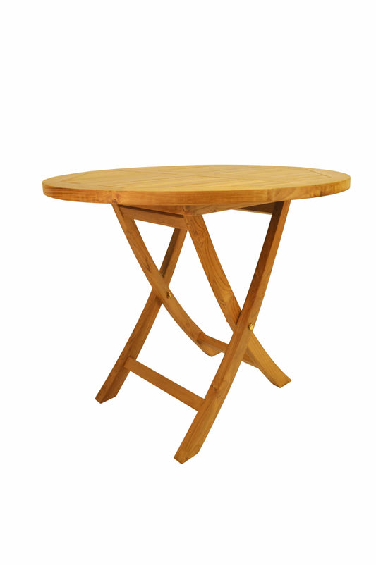 Anderson Teak Outdoor Table Anderson Teak Bahama 35" Round Bistro Folding Table
