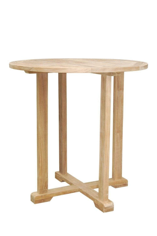 Anderson Teak Outdoor Table Anderson Teak Bahama 39" Round Bar Table