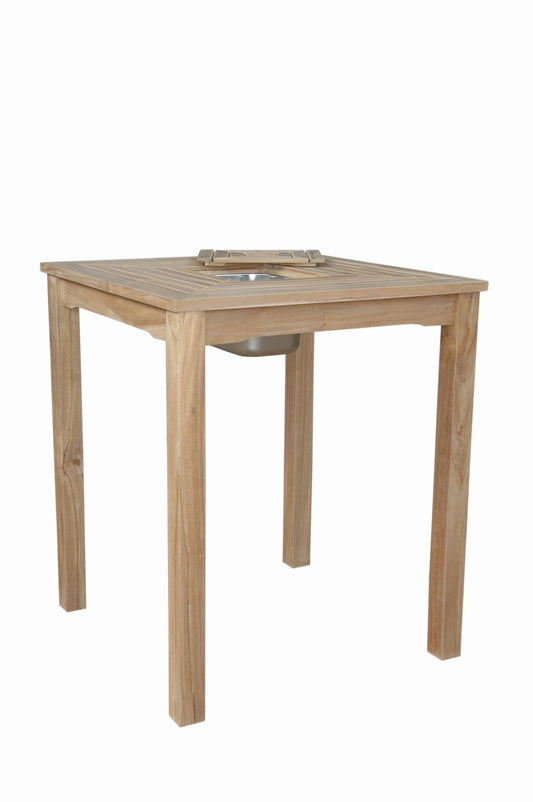 Anderson Teak Outdoor Table Anderson Teak Chatsworth Ice Chiller Bar Table