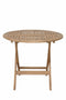 Anderson Teak Outdoor Table Anderson Teak Chester 32" Round Folding Picnic Table