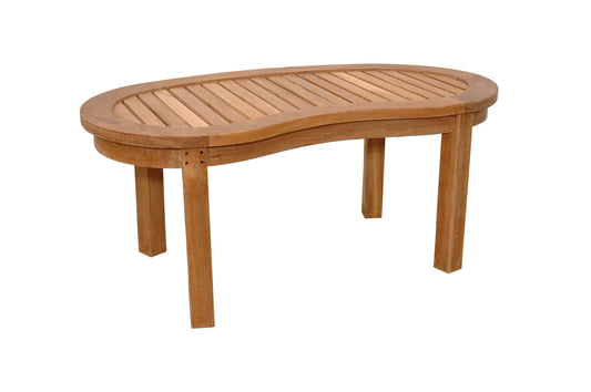 Anderson Teak Outdoor Table Anderson Teak Kidney Table (Curve Table)