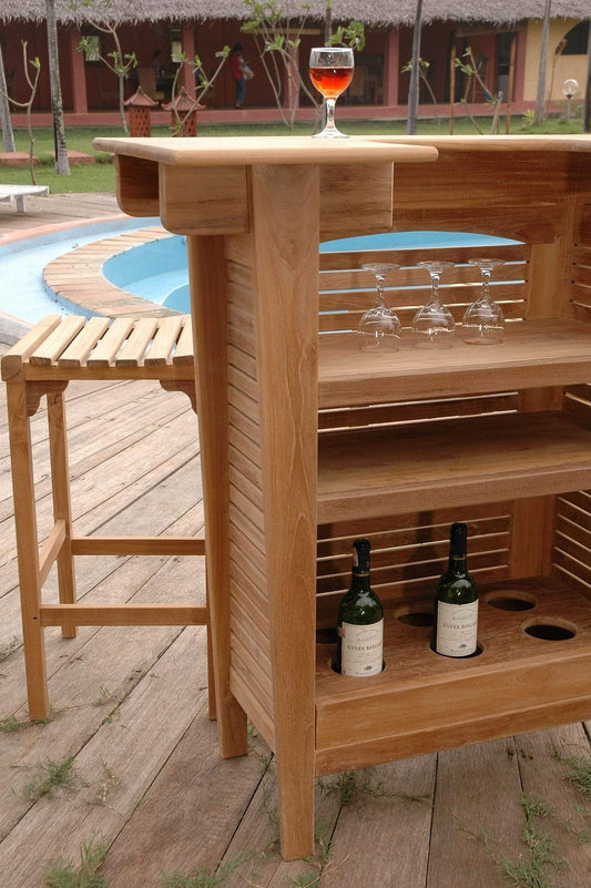 Anderson Teak Outdoor Table Anderson Teak Montego 3-Pieces Bar Set