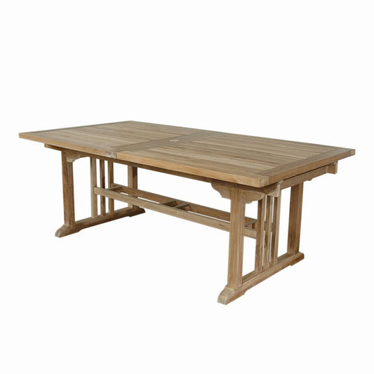 Anderson Teak Outdoor Table Anderson Teak Sahara 126" Rectangular Double Ext. Table
