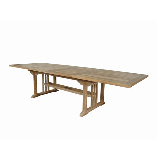 Anderson Teak Outdoor Table Anderson Teak Sahara 126" Rectangular Double Ext. Table
