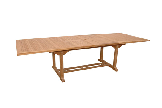Anderson Teak Outdoor Table Anderson Teak Valencia 117" Rectangular Table w/ Double Extensions