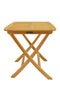 Anderson Teak Outdoor Table Anderson Teak Windsor 24" Square Picnic Folding Table