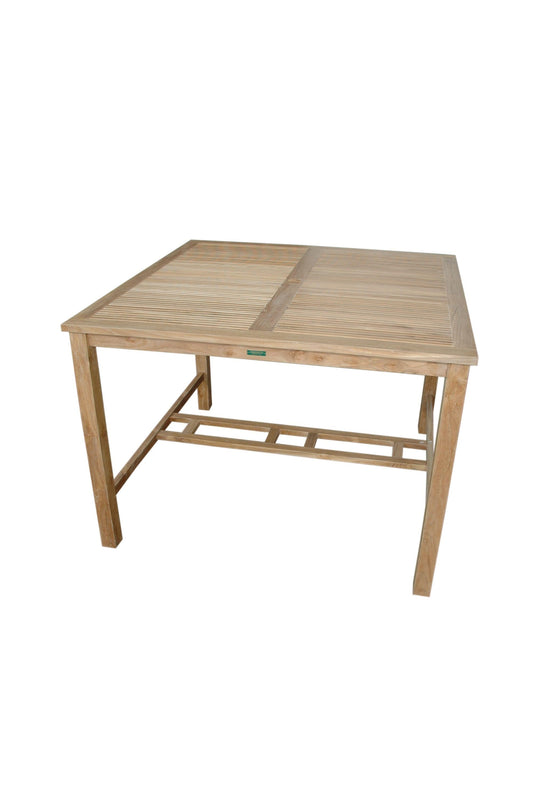 Anderson Teak Outdoor Table Anderson Teak Windsor 59" Square Bar Table