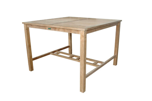 Anderson Teak Outdoor Table Anderson Teak Windsor 59" Square Bar Table