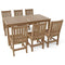 Anderson Teak Outdoor Teak Dining Set Anderson Teak 7-Pieces Sonoma Rectangular Dining Set