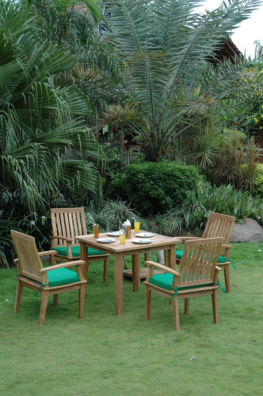 Anderson Teak Outdoor Teak Dining Set Anderson Teak Bahama Brianna 5-pieces Dining Set