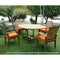 Anderson Teak Outdoor Teak Dining Set Anderson Teak Bahama Brianna 7-Pieces Extension Dining Set