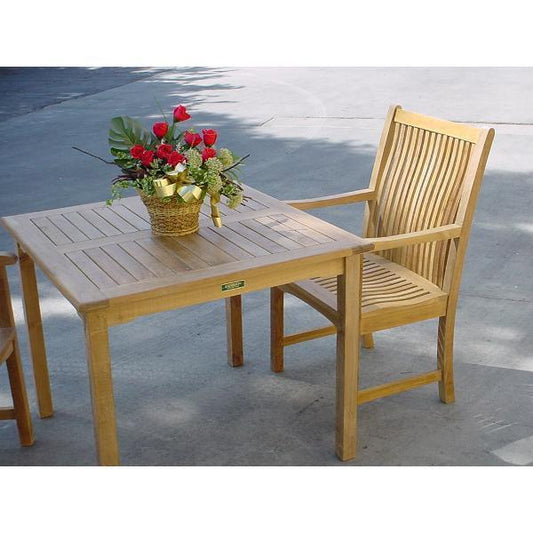 Anderson Teak Outdoor Teak Dining Set Anderson Teak Bahama Chicago 5-pieces Bistro Set