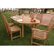 Anderson Teak Outdoor Teak Dining Set Anderson Teak Bahama Chicago 7-Pieces Dining Set A