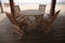 Anderson Teak Outdoor Teak Dining Set Anderson Teak Bahama Classic Folding Armchair 5-Pieces Dining Set
