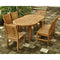 Anderson Teak Outdoor Teak Dining Set Anderson Teak Bahama Sahara 7-Pieces 8' Rectangular Dining Set