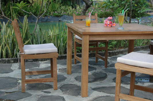 Anderson Teak Outdoor Teak Dining Set Anderson Teak Montage Windham 5- Pieces Dining Set A