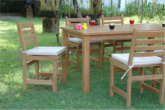 Anderson Teak Outdoor Teak Dining Set Anderson Teak Montage Windham 7-Pieces Dining Set