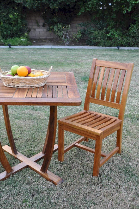 Anderson Teak Outdoor Teak Dining Set Anderson Teak Rialto 3-Pieces Dining Set