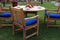 Anderson Teak Outdoor Teak Dining Set Anderson Teak Tosca Classic Armchair 5-Pieces Dining Set