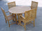 Anderson Teak Outdoor Teak Dining Set Anderson Teak Tosca Wilshere 5-Pieces Dining Set