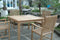 Anderson Teak Outdoor Teak Dining Set Anderson Teak Windsor Wilshire 5-Pieces Dining Set