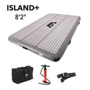 Aqua Marina Inflatable Dock Aqua Marina - ISLAND+ - Inflatable Air Platform 2.5*1.6m/15cm Thickness, with full deck of EVA footpad (high pressure hand pump included)