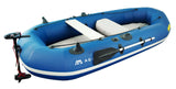 Aqua Marina Inflatable Fishing Boat Aqua Marina - Classic  Advanced Fishing Boat with electric motor mount 9' 10"