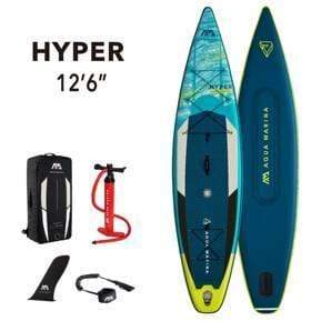 Aqua Marina Paddle Board Aqua Marina - Hyper - Touring iSUP, 3.81m/15cm, with coil leash