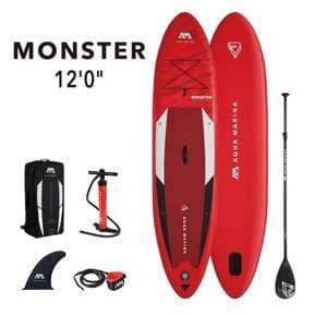 Aqua Marina Paddle Board Aqua Marina - Monster - All-Around iSUP, 3.66m/15cm, with paddle and safety leash