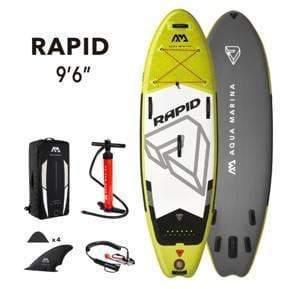 Aqua Marina Paddle Board Aqua Marina - Rapid - White water iSUP, 2.89m/15cm, with river leash