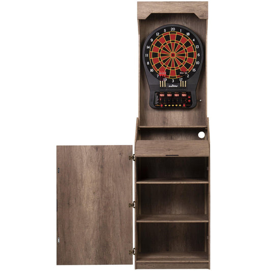 Arachnid Darting ARACHNID - LED LIGHT UP Arcade Stand Up Rustic Cabinet with Cricket Pro 650 - E650FSRT-BK2
