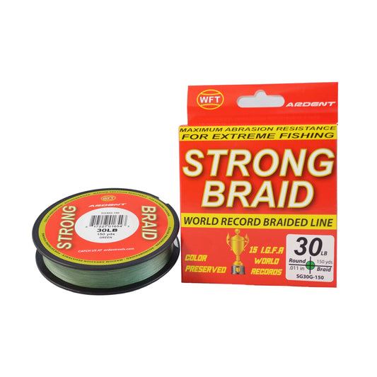 Ardent Fishing : Line Ardent Strong Braid Fishing Line - Green 30# 150 yd