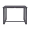 Armen Living Outdoor Bar Table Armen Living | Menorca Outdoor Patio Bar Height Dining Table in Aluminum | LCMQBTGR30