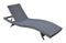 Armen Living Outdoor Chaise Lounge Armen Living | Cabana Outdoor Adjustable Wicker Chaise Lounge Chair | LCCALOBL