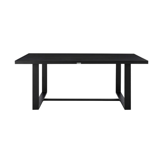 Armen Living Outdoor Dining Table Armen Living | Alegria Outdoor Patio Dining Table in Aluminum | LCAFDIBL
