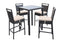Armen Living Outdoor Pub Set Armen Living | Tropez Outdoor Patio Wicker Bar Set (Table with 4 barstools) | SETODTRBE