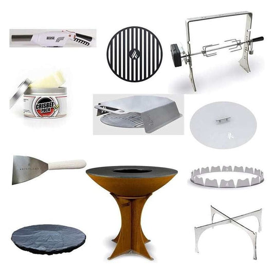 Arteflame Arteflame Classic 40" Grill/10-Pc Euro Base Home Chef Max Bundle